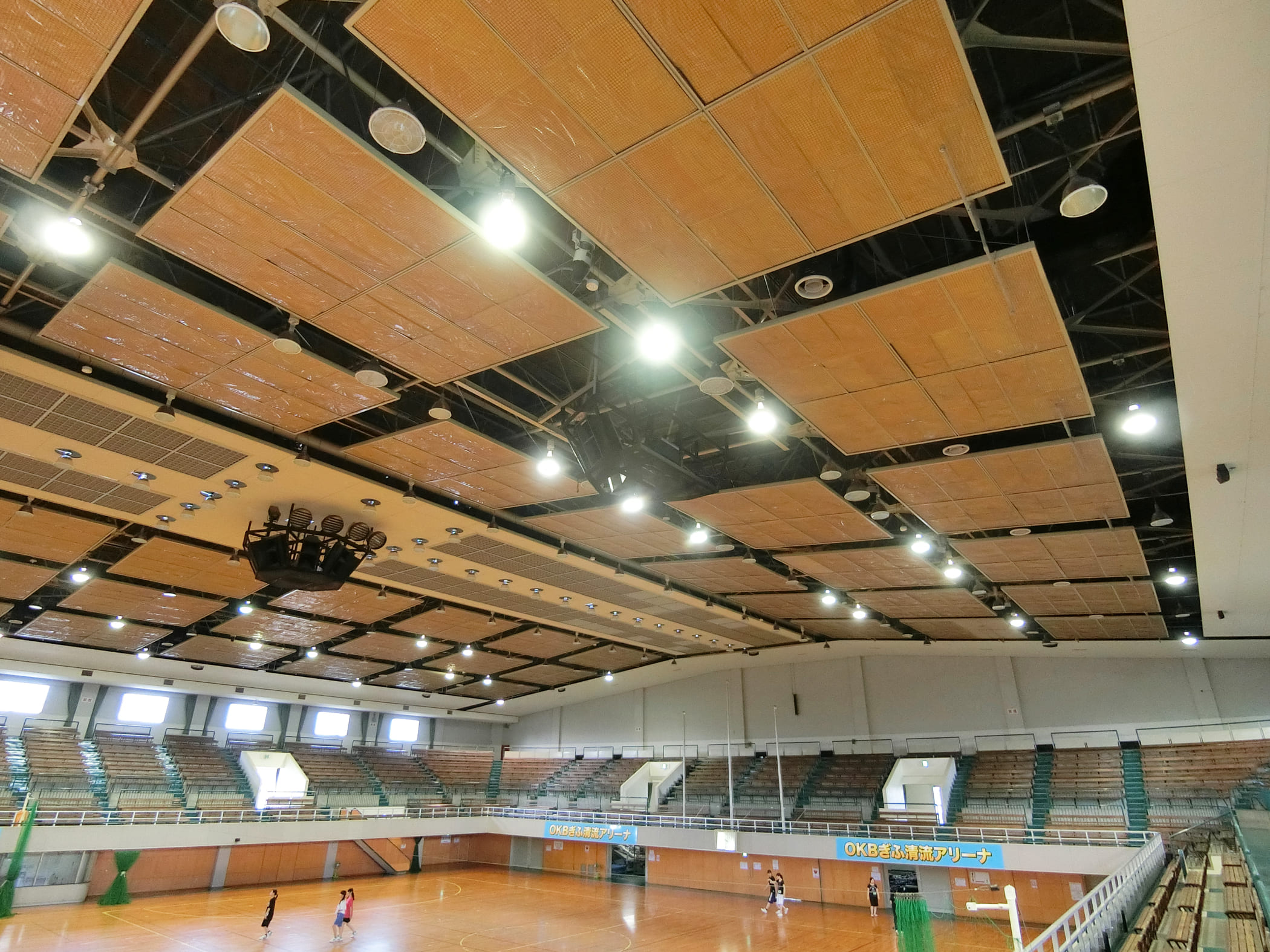 岐阜アリーナ屋根天井改修工事